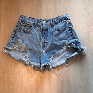 Denim shorts